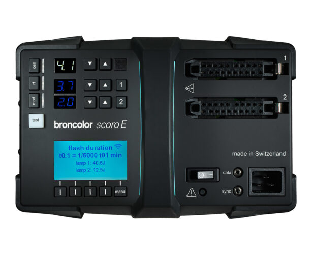 Broncolor Scoro E controls and displays